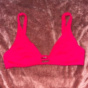 L space monroe bikini top sz small